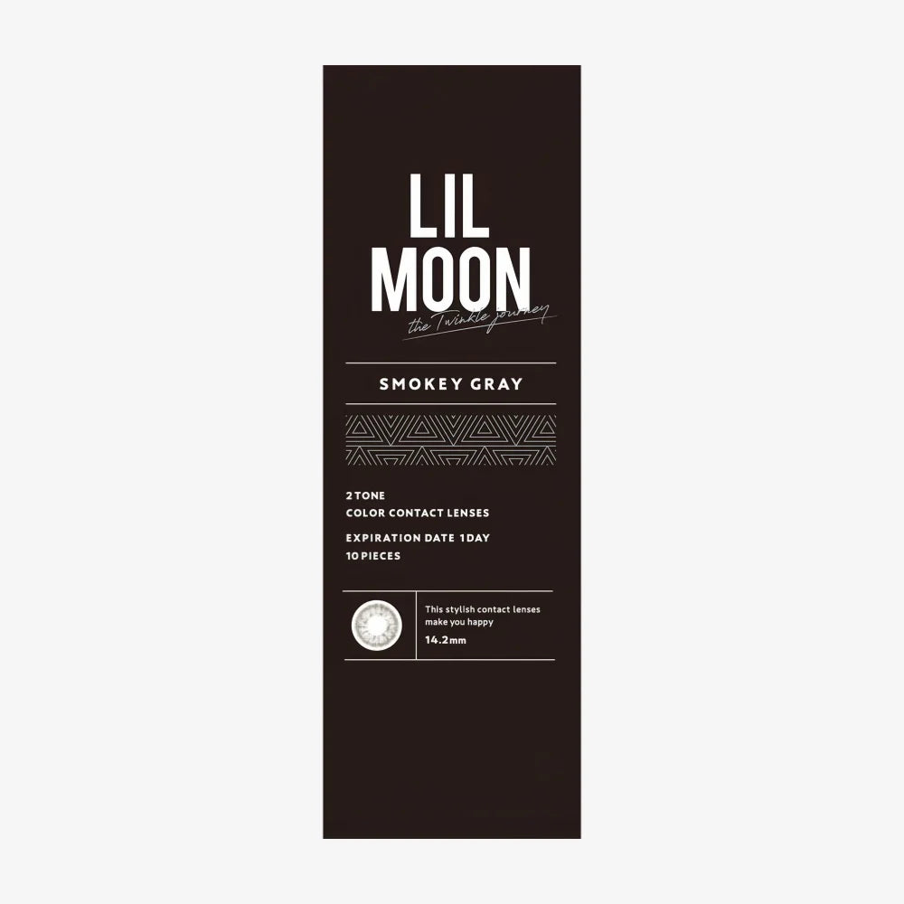LILMOON Smokey Gray 1day Lens 10pcs -6.50