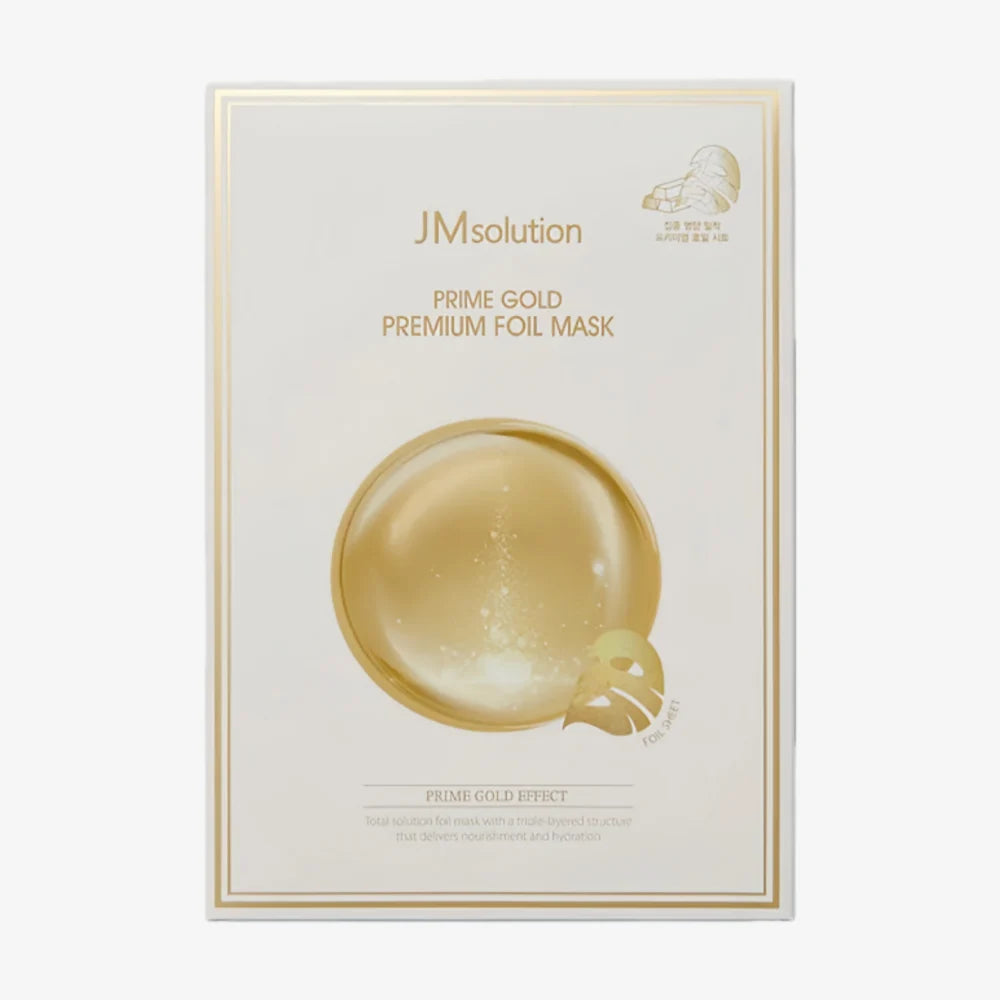 Masque en feuille d'or premium JM Solution Prime