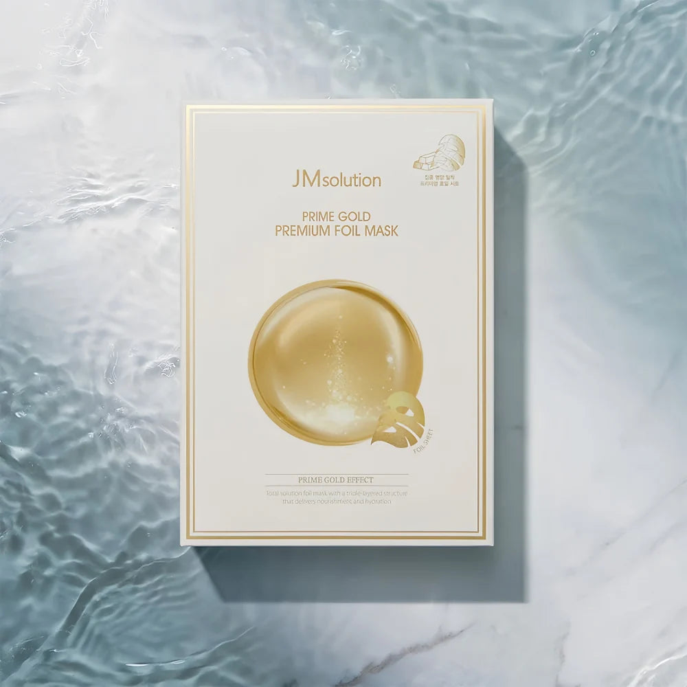 Masque en feuille d'or premium JM Solution Prime