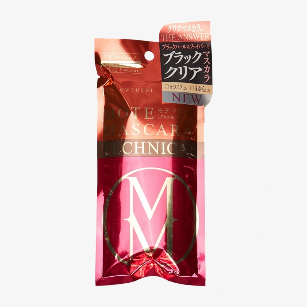 FLOWFUSHI Mascara Mote Technical 01 Clear Black Brush