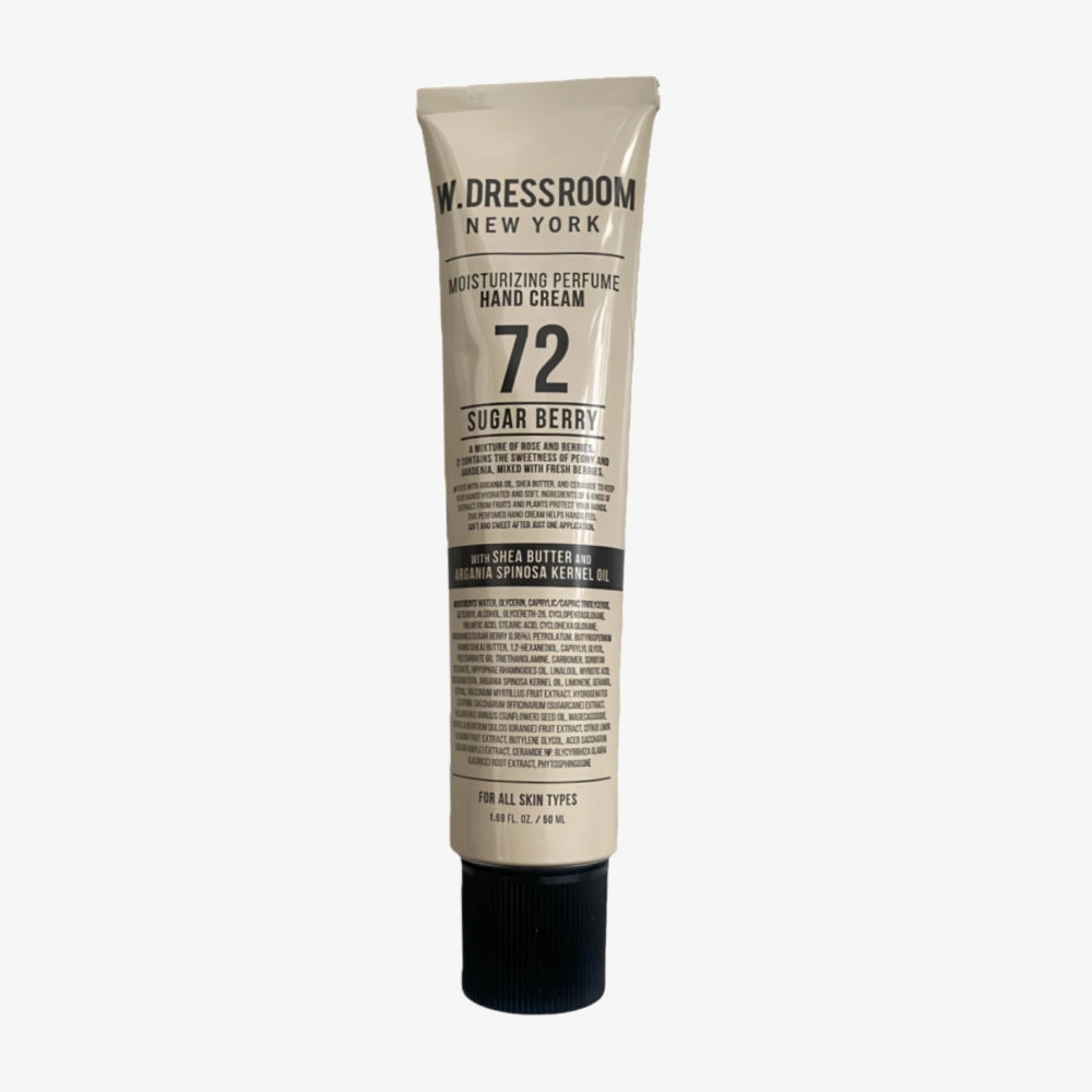 Crème pour les mains parfumée hydratante W DRESSROOM 72 Baies sucrées