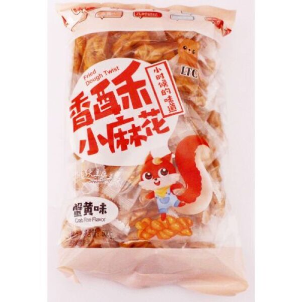 LTC Fried Dough Twist (Crab Roe Flavor) 500g