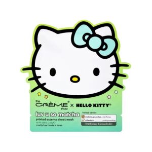 THE CREME SHOP Essence Mask Hello Kitty Matcha