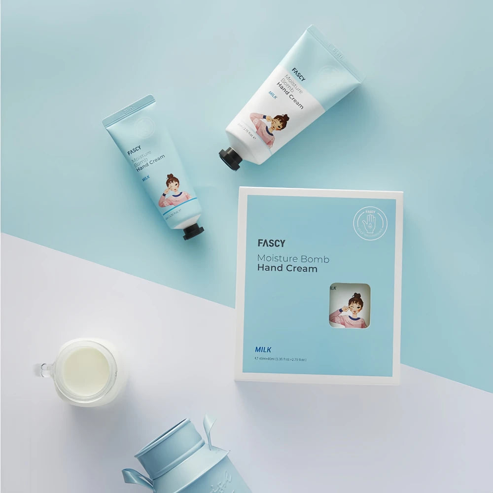 FASCY // Crème Mains Hydratante Bombe - LAIT 40ml