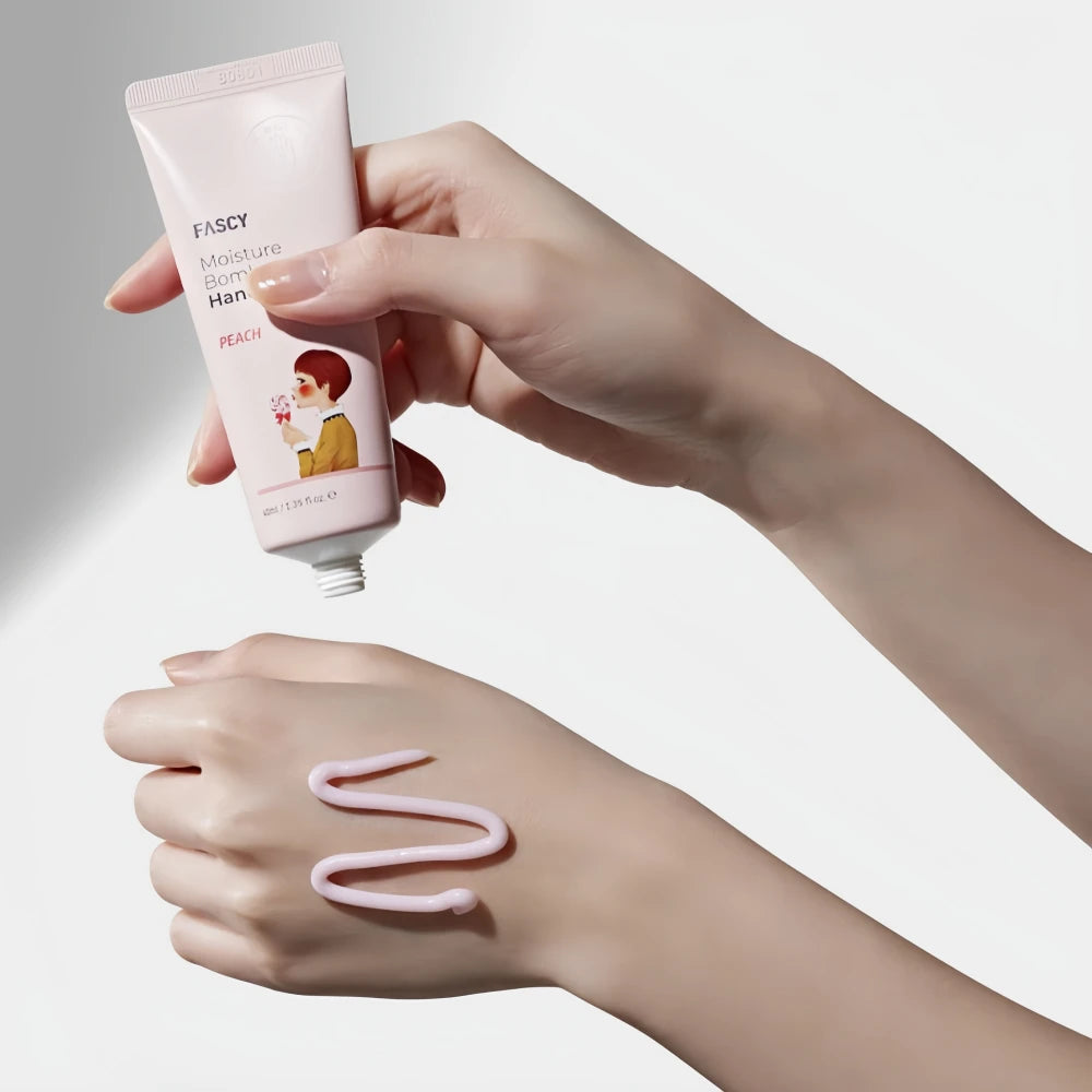 FASCY // Crème Mains Hydratante Bombe - Pêche 40ml