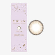 Lentilles de contact journalières MOLAK (Beige Éblouissant) (10 lentilles) -4,50