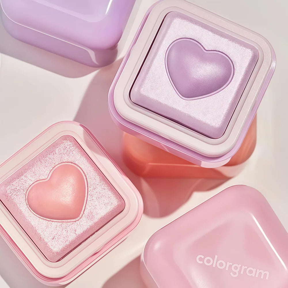 COLORGRAM Milk Bling Heartlighter 04Lavender Heart