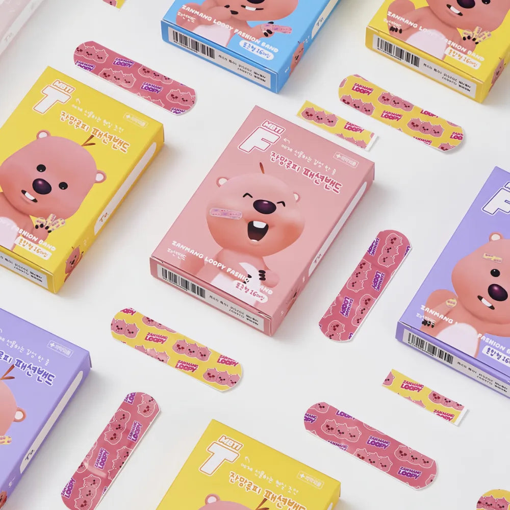 ZANMANG LOOPY Fashion Bandages Pink 16pcs