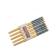 Baguettes en bambou WANG (Neige) 5 paires