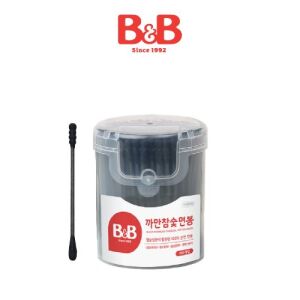 BNB Black Hardwood Charcoal Cotton Swabs