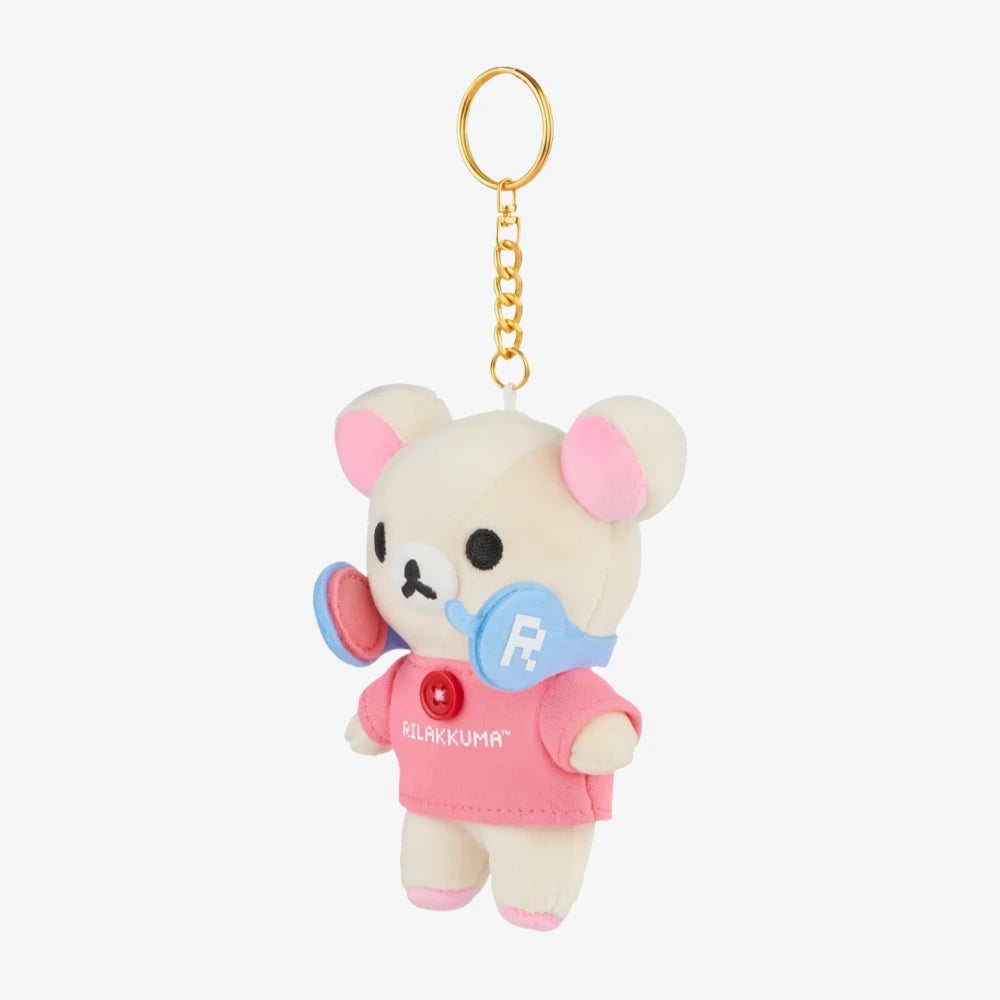 RILAKKUMA Korilakkuma Gamer Petite chaîne en peluche