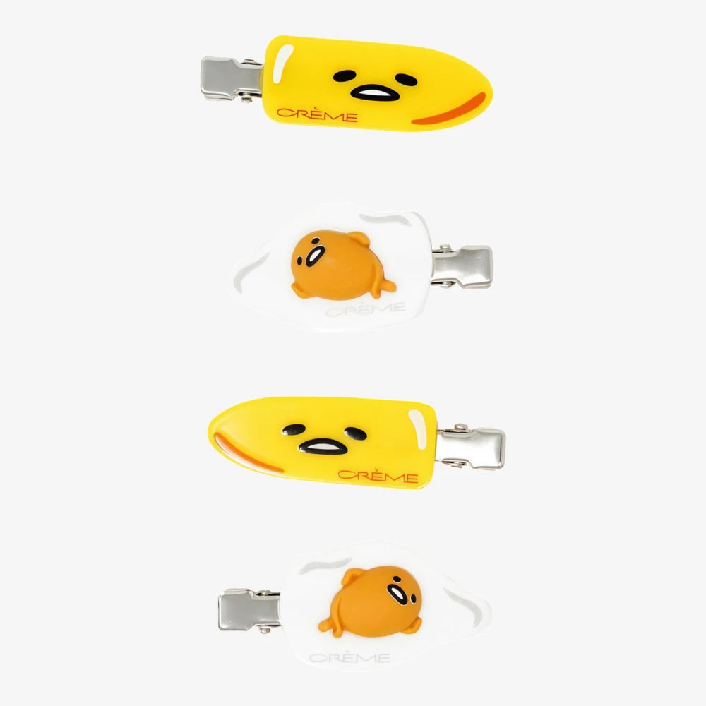 THE CREME SHOP Gude Vibes Gudetama Hair Clip 4pcs