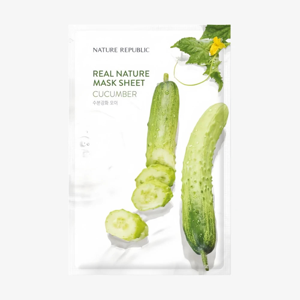 NATURE REPUBLIC Real Nature Mask Sheet Cucumber