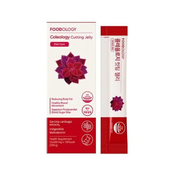 FOODOLOGY Coleus Forskohlii Pomegranate Slim Jelly Stick 25ml*10