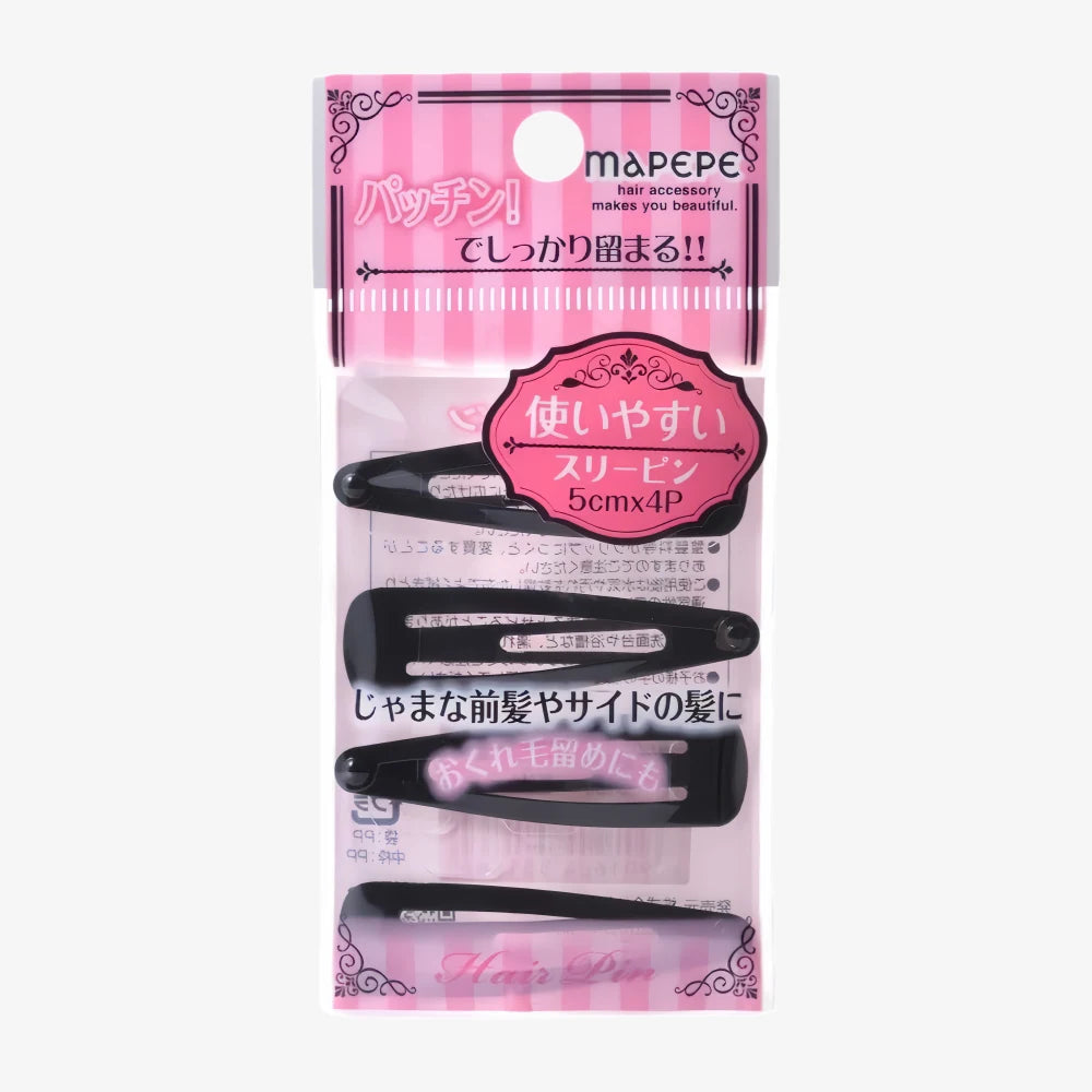 MAPEPE Hair Clip Balck 4pcs