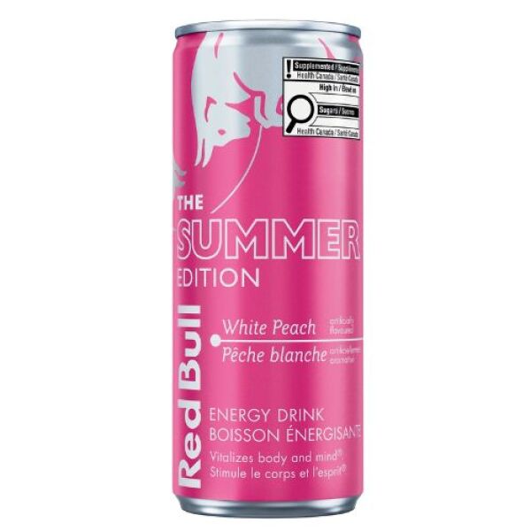 Red Bull Summer Edition (saveur pêche blanche) 250 ml