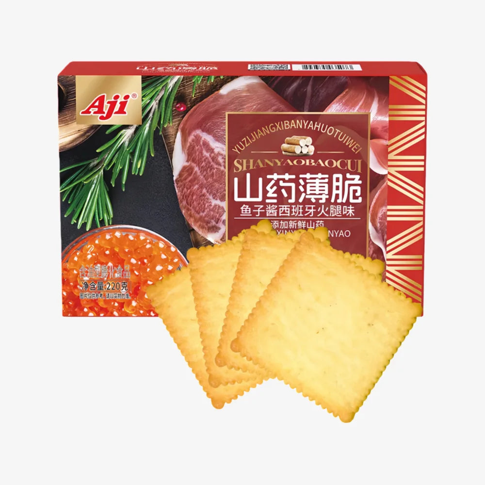AJI Yam crispy Biscuits(Caviar Spanish Ham)  220g