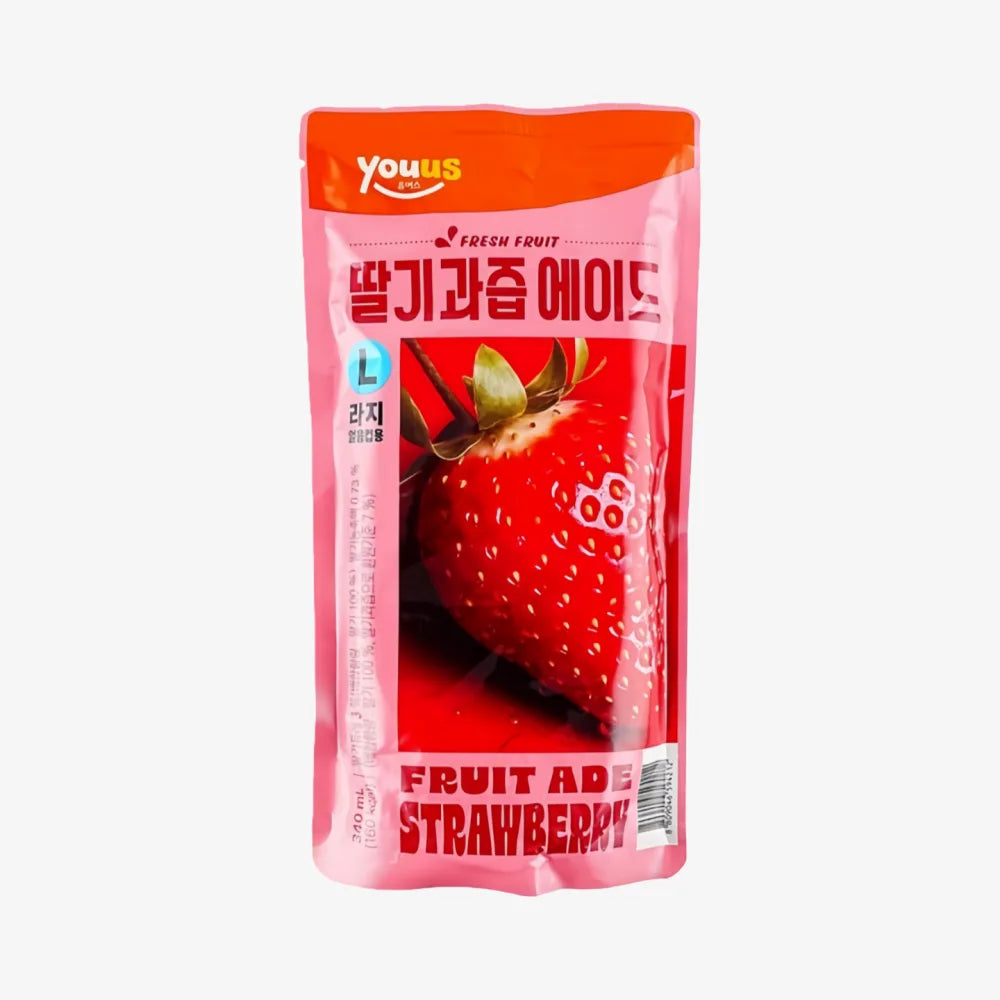 YOUUS Fruit Ade Strawberry 340ml