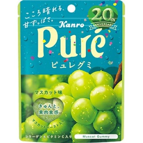 Kanro Pure Gummy Muscat 56g