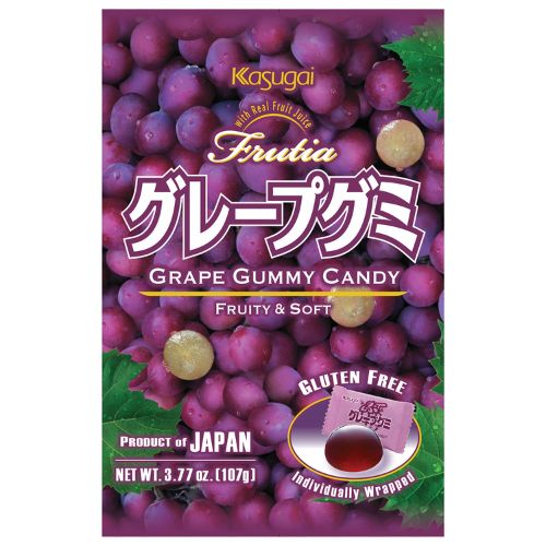 Kasugai Grape Gummy Candy 107g