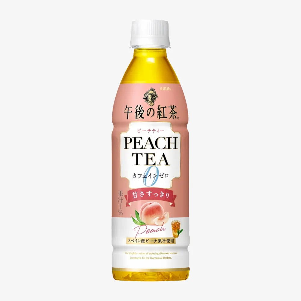 KIRIN Afternoon Tea Peach Tea Caffeine Free 430mL