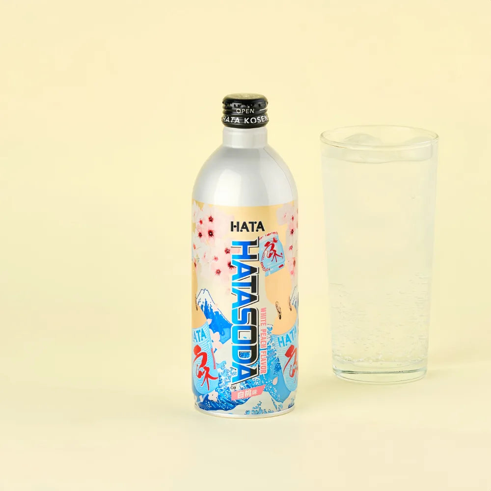 HATA Sakura Ramune Soda Peach Flavor 500ml
