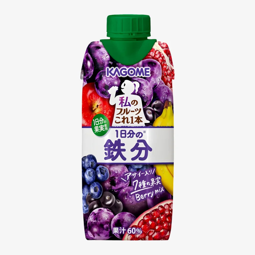 KAGOME Rich Iron Berry Mix Smoothie 330ml