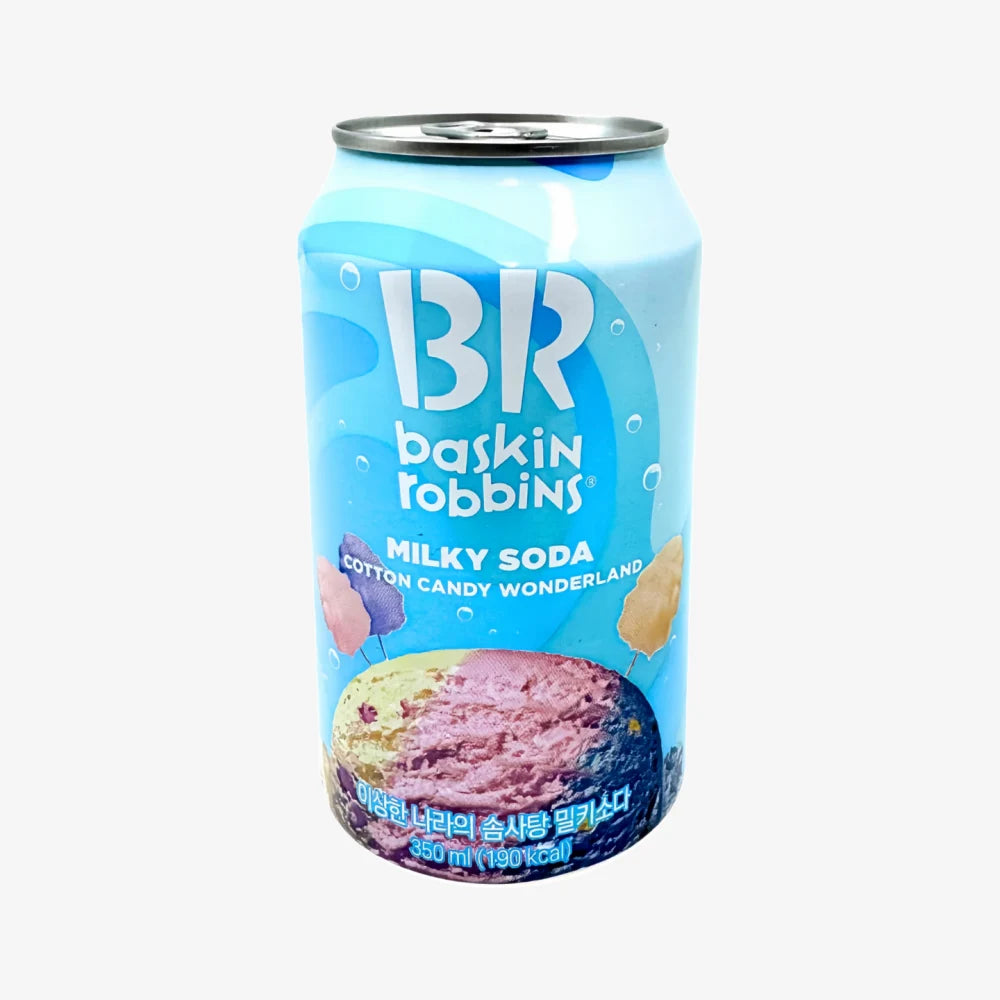 BR Cotton Candy Wonderland Milky Soda 350ml