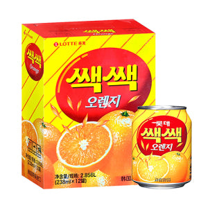 Lotte Sac Sac (Orange Flavor) 238ml*12