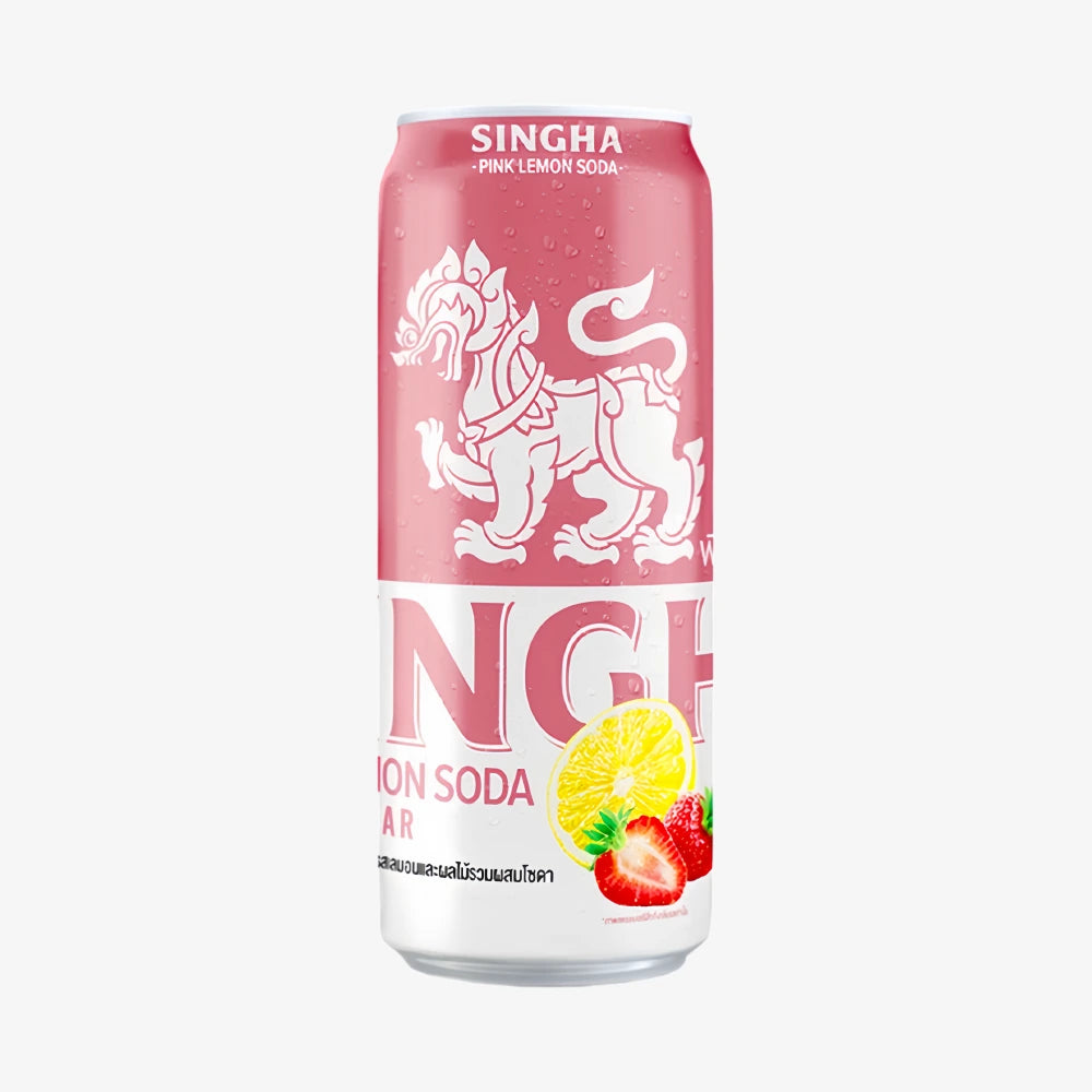 SINGHA Zero Sugar Pink Lemon Soda 330ml