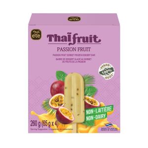 ETE Passion Fruit Sorbet Frozen Dessert Bar 4pcs