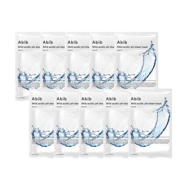 ABIB Mild Acidic PH Sheet Mask Aqua Fit 10pcs