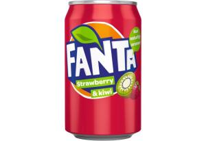 Fanta Soda (EUR)(Strawberry & Kiwi) 330ml