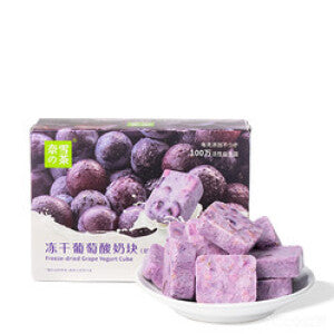 Bloc de yaourt lyophilisé au raisin NX