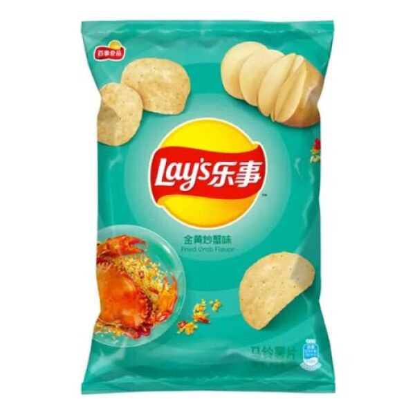 Lay's Potato Chips Fried Crab Flavor 70g
