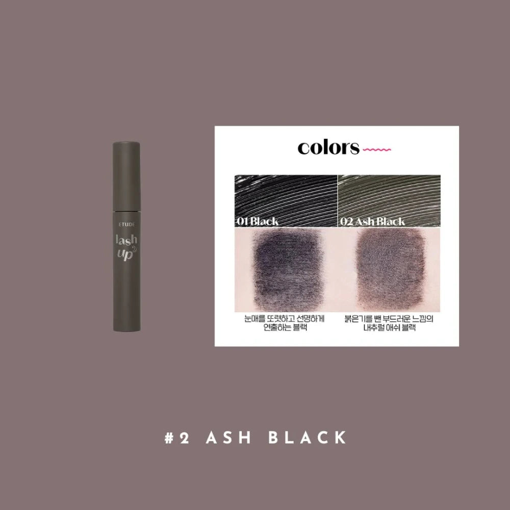 ETUDE HOUSE Lash Up Comb Mascara 02 Ash Black