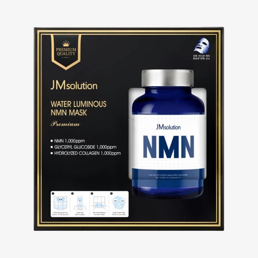 JM SOLUTION Water Luminous NMN Mask Premium 5pcs