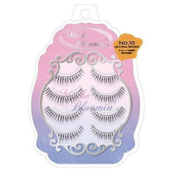 MICHE BLOOMIN False Eyelash NO 10 Natural Brown 4 Pairs