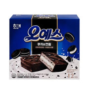 HAITAI Douze gâteaux au chocolat saveur Cookie &amp; Cream 360 g