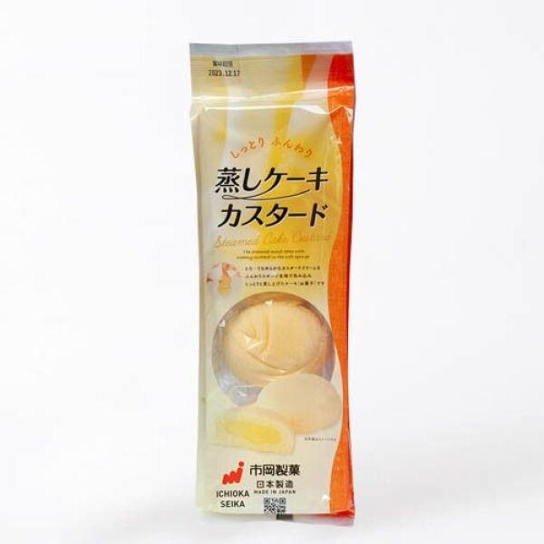 ICHIOKA Steamed Cake Custard Flavor 160g