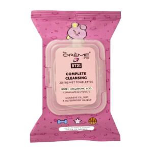 Lingettes nettoyantes humides THE CREME SHOP, parfum Cooky, 20 unités