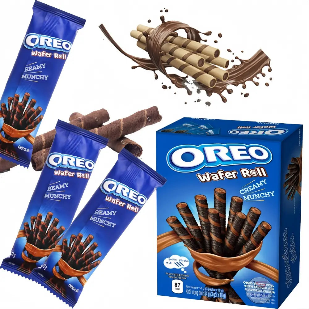 OREO Wafer Roll Chocolate Flavor 54g
