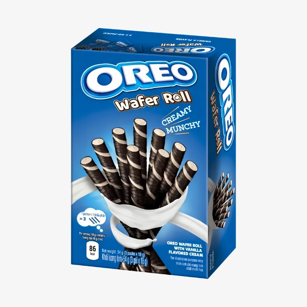 OREO Wafer Roll Vanilla Flavor 54g