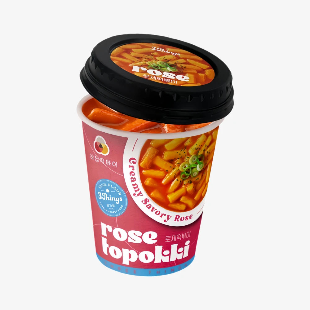 ATTRACT CGF 3THINGS Tteokbokki Cup Creamy and Spicy 145g