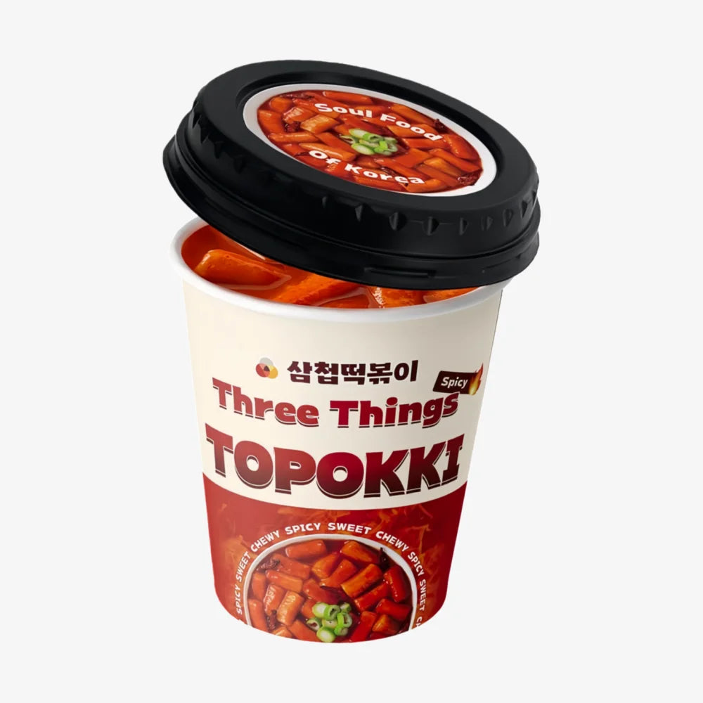ATTRACT CGF 3THINGS Tteokbokki Cup Hot and Spicy 139g