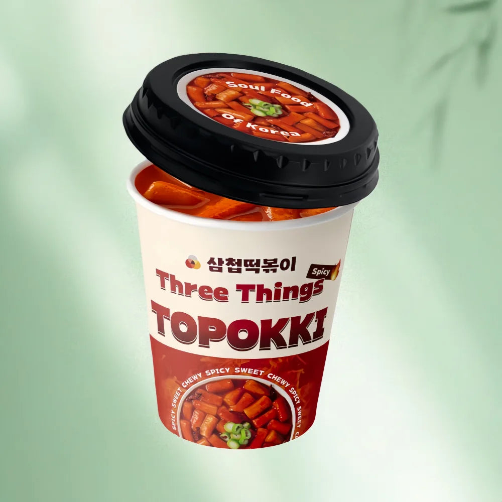 ATTRACT CGF 3THINGS Tteokbokki Cup Hot and Spicy 139g