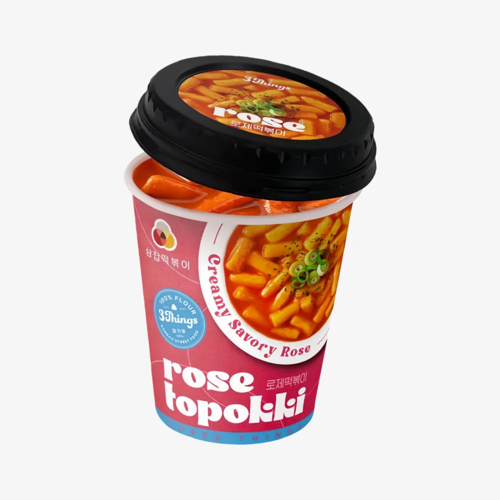 ATTRACT CGF 3THINGS Tteokbokki Cup Sweet and Spicy 139g