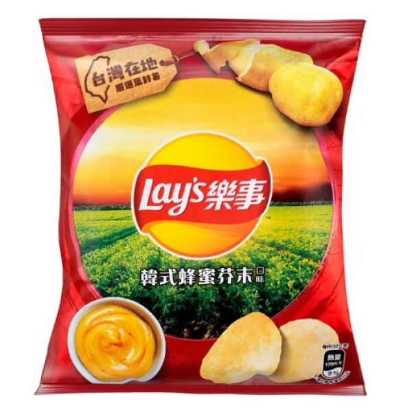 LAY'S Korean Style Honey Mustard Flavor Potato Chips