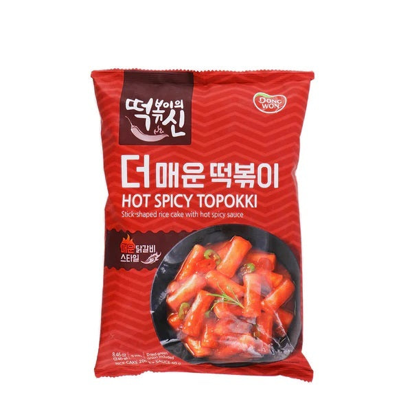 Gâteaux de riz épicés coréens DONGWON 240g