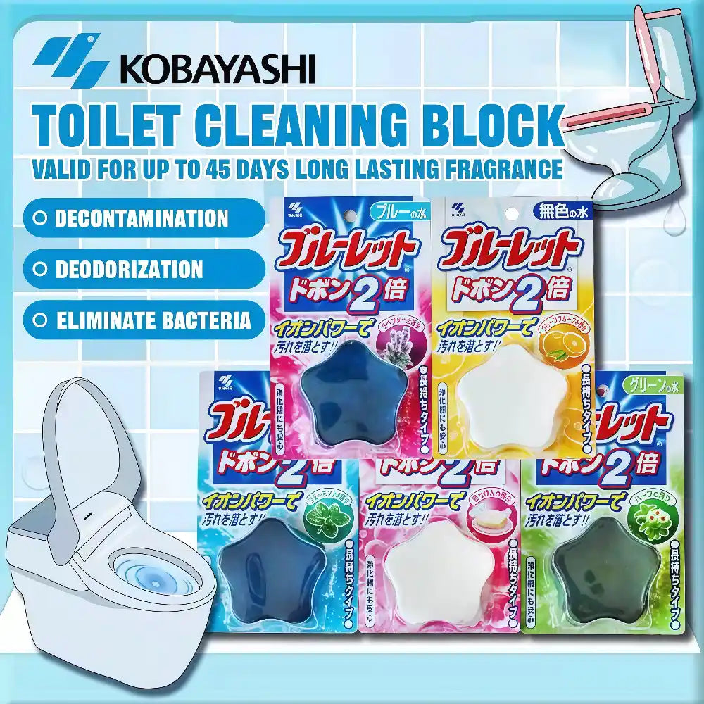 KOBAYASHI – Comprimé nettoyant pour toilettes bleu
